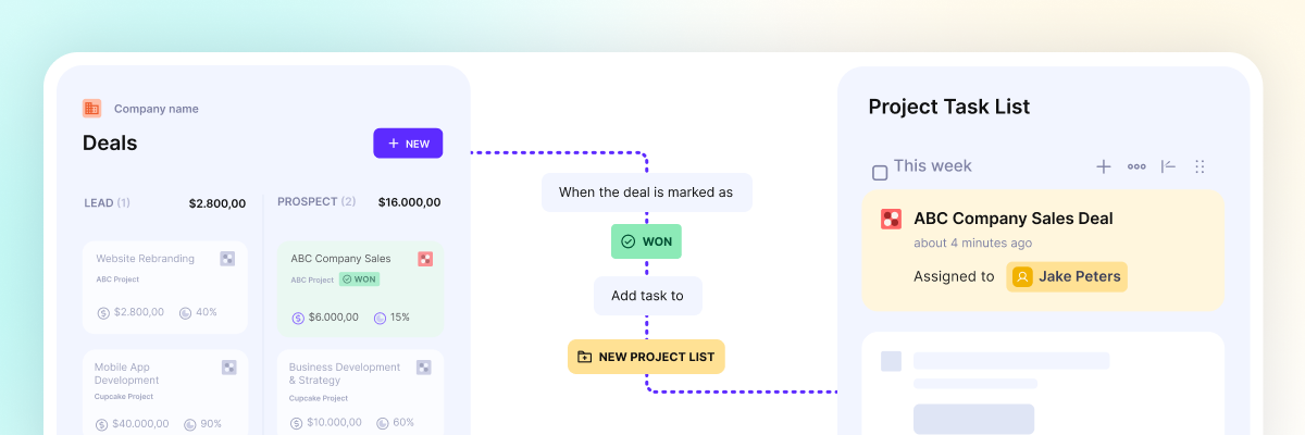 A screenshot of a project management software infographic outlining three types of hybrid work management models: flexible location models, varied time arrangements, and industry-specific approaches.